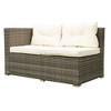 CAVINAS Patio Sectional Set with Storage Compartments, Rattan Outdoor Couch Set with Coffee Table, Modern Outdoor Furniture Set for Backyard - 4 of 4