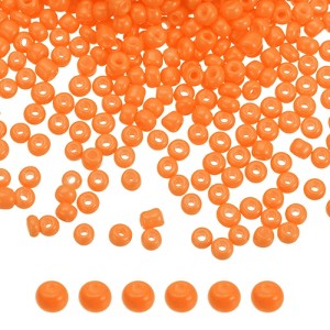 Unique Bargains Loose Craft DIY Earring Necklace Making Glass Round Beads 6000 Pcs - 1 of 4