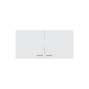 GlasFlength Decorative Storage Cabinets Accent Storage Cabinet Wall Cabinet Wall Storage Shelf With 2 Door for Room, White, 19.3"*39.4"*12.6" - 1 of 4