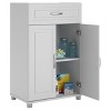 24" Boost 1 Drawer/2 Door Base Storage Cabinet White - Room & Joy: Laminated, Adjustable Shelf, Kitchen & Dining Room - image 2 of 4