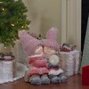 Northlight LED Lighted Children and Snowball on a Snowy Log Christmas Decoration - 15" - 2 of 4