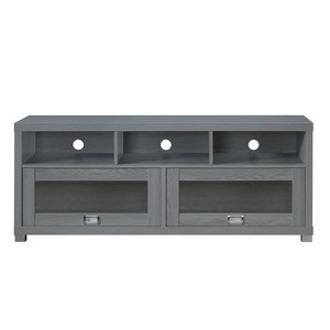 NicBex TV Stands for 65 inch TV, Entertainment Center with 2 Cabinets and 3 Open Shelves,TV Console for Living Room, Bedroom, Home,Gray - 1 of 4