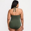 Lands' End Women's Sculpting Suit Plunge Halter High Leg One Piece Swimsuit - 2 of 4