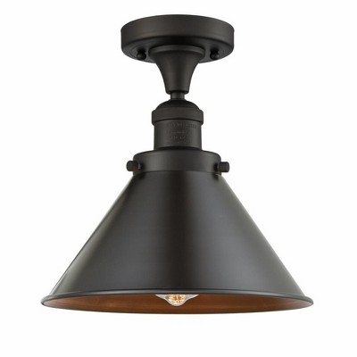 Briarcliff - 1 Light Semi-Flush Mount In Traditional Style-11 Inches Tall and 10 Inches Wide