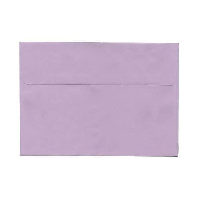 JAM Paper 5.875 x 8.25 Invitation Envelopes Lilac Light Purple 51512557A