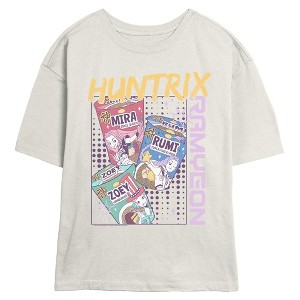 Juniors KPop Demon Hunters Huntrix Trio Instant Ramyeon T Shirt - 1 of 4