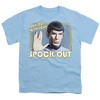 Boys' Star Trek Spock Out T-Shirt Light Blue X Small - 2 of 4