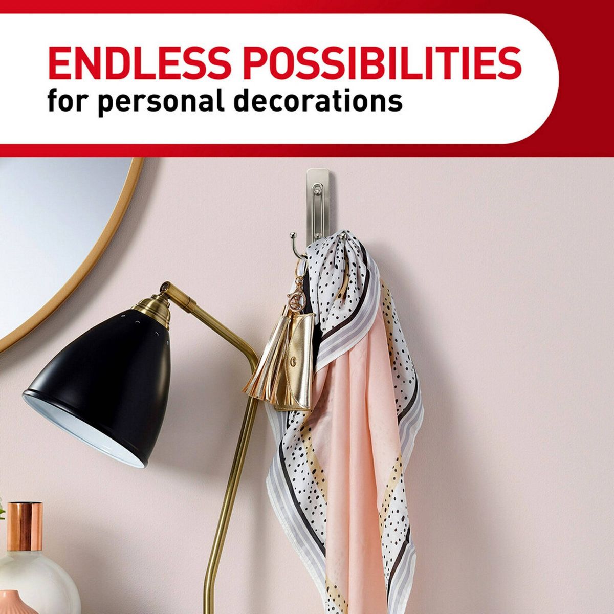Command Large Sized Double Decorative Hooks - thumbnail 7