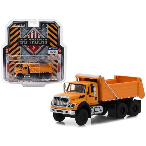 2018 International Workstar Construction Dump Truck Orange S D Trucks Series 5 1 64 Diecast Model By Greenlight Target - dump truck roblox