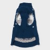 Polar Bear Dog Sweater - Wondershop™ Dark Blue - 3 of 4