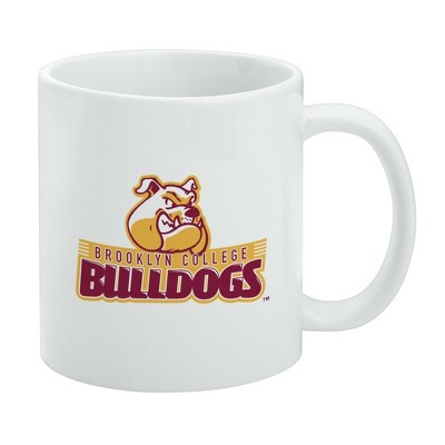Brooklyn College Secondary Logo Ceramic Coffee Mug Novelty Gift Mugs for Coffee Tea and Hot Drinks 11oz White