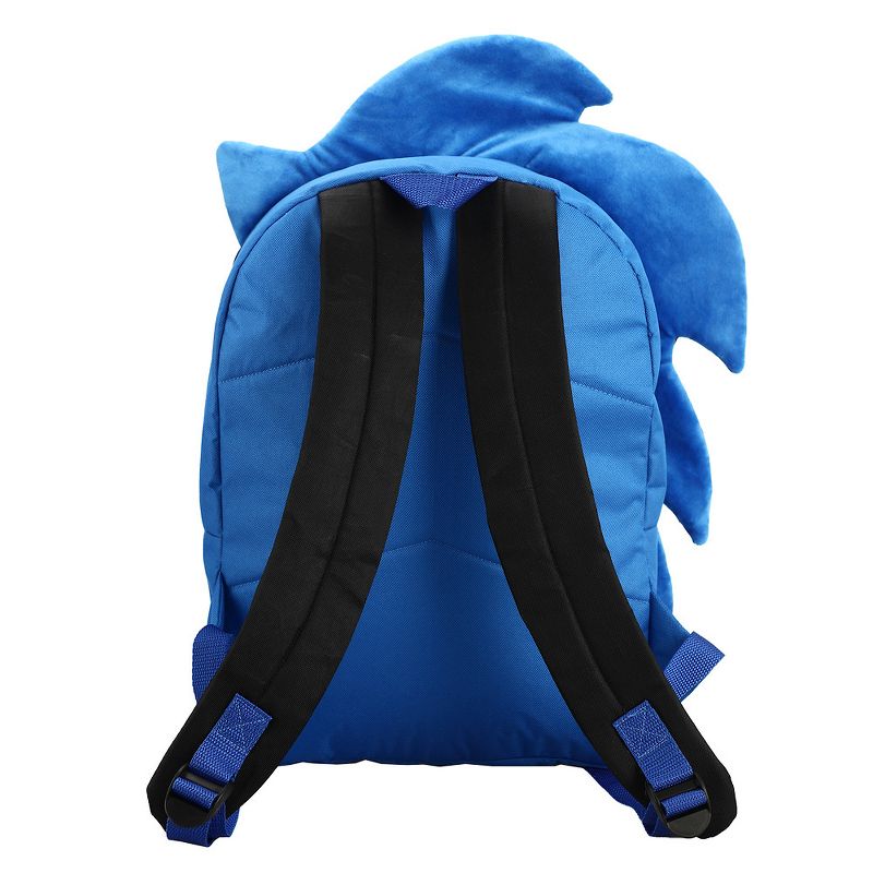 Sonic The Hedgehog Sonic Youth Plush Character Backpack, 4 of 9