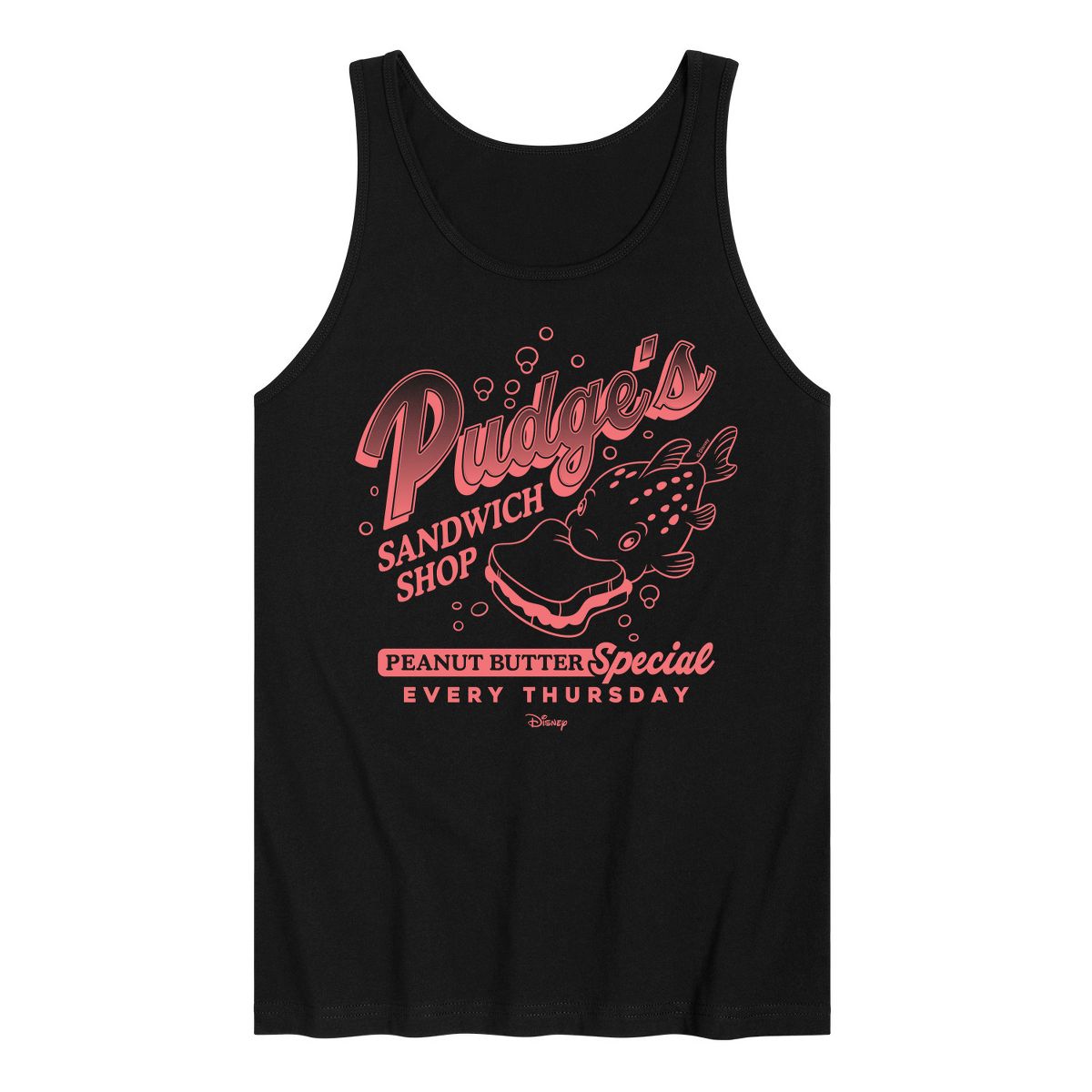 Men's - Lilo & Stitch - Pudges Sandwich Shop Graphic Tank Top - thumbnail 4