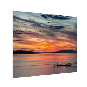 Pierre Leclerc 'Sunset Pier' Canvas Art - 1 of 4