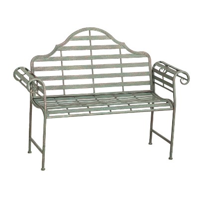 Evergreen Chippendale Style Outdoor Safe Metal Bench