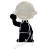 Peanuts 18in Peanuts LED PreLit Charlie Brown Bones, Black - 3 of 4