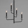Maxim Lighting Madeira 4 - Light Chandelier in  Anthracite - 3 of 4