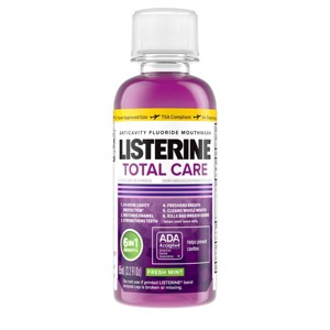 Listerine Total Care Fresh Mint Anticavity Mouthwash for Bad Breath and Enamel Strength - 1 of 4