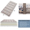 Japanese Style Floral Floor Mattress for Adults Kids Foldable & Portable Floor Mat Sleeping Pad for Dorm Camping - 4 of 4