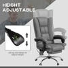 Okak Executive Office Chair with Heat, Massage Computer Chair with Foldable Footrest and Padding Armrest, Swivel Chair for Study, Reading Room - 3 of 4
