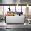 WeChef Commercial Countertop Electric Deep Fryer 3600W 24L Dual Tank with Basket Stainless Steel for Restaurant Use - 2 of 4