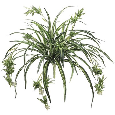 Allstate Floral 34" Green and White Artificial Spider Plant