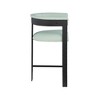 Meridian Furniture,Romeo Mint Green Vegan Leather Counter Stool, Set of 2 - 4 of 4