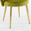 Karl Home Velvet Accent Chair With Pillows - 4 of 4