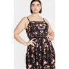 Women's Plus Size Molly Print Maxi Dress - black | CITY CHIC - 4 of 4