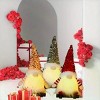 Racxily 3PCS Gnome Christmas Decorations -12 Inch Light Up Christmas Gnomes Plush Doll Ornaments Glitter Sequins Swedish Hat - 2 of 4