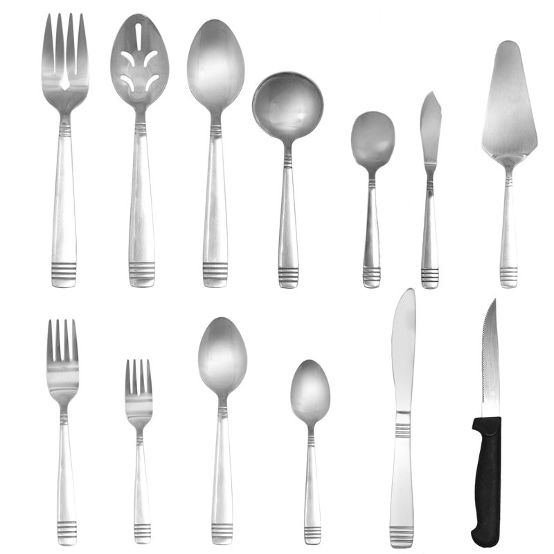 Gibson Home Palmore Plus 55 Piece Flatware Set, 3 of 9