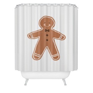 Orara Studio Gingerbread Man I Shower Curtain - Deny Designs - 1 of 3