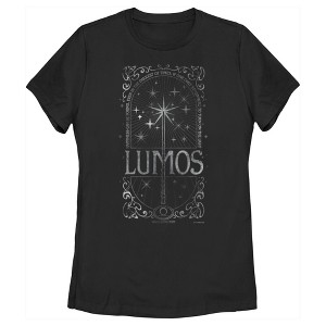 Women's Harry Potter Lumos Happiness Spell T-Shirt - 1 of 4