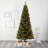 Nearly Natural 9-ft White Mountain Pine Artificial Christmas Tree with 650 Clear LED Lights and Pine Cones - 4 of 4