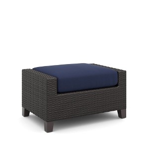 New Classic Furniture, Skye Set Of 2 Ottomans-Blue - 1 of 4