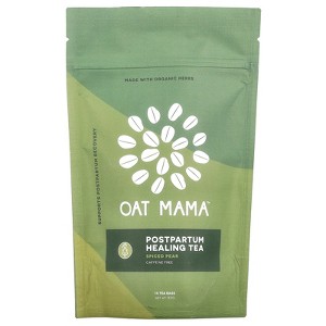 Oat Mama Postpartum Healing Tea, Spiced Pear, Caffeine Free, 14 Tea Bags, 32 g - 1 of 2