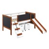 Twin Size Loft Bed with Slide for Bedroom - 3 of 4