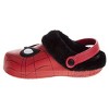 Marvel Avengers Spiderman Fuzzy Fleece Lined Clogs for Boys Winter Warm Plush Garden Shoes - 3 of 4