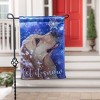 Evergreen Garden Flag Let it Snow Lustre Double Sided Indoor Outdoor Decor 18" x 12.5" - 2 of 2