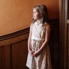 Hope & Henry Girls' Organic Sleeveless Party Dress with Peter Pan Collar, Fireside Plaid, 2T - 2 of 4