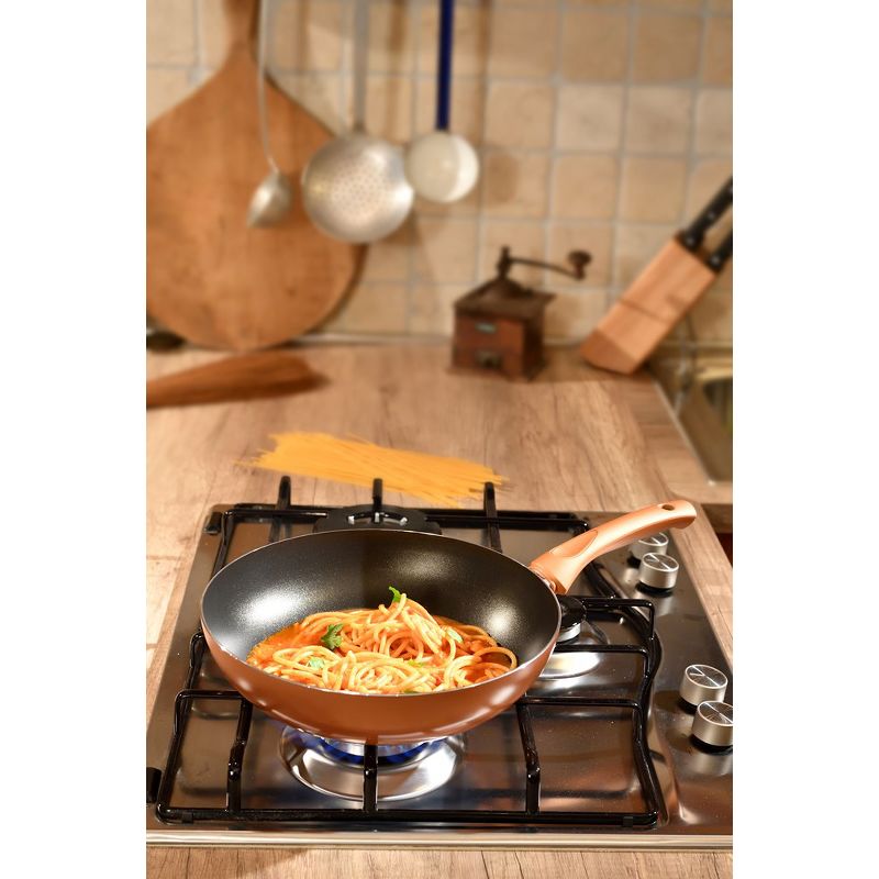 RAVELLI Italia Linea 20 Non-Stick Wok Stir Fry Pan, 11-inch, 4 of 5