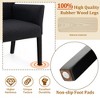 Tangkula Set of 2 Arm Chair Guest Chair Home Office w/ Wooden Legs Black - 3 of 4