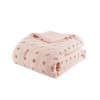 Sapphtopaz Comforter Set Bedding Set Solid Color Clip Jacquard Pompom Reversible Quilt Set - 3 of 4