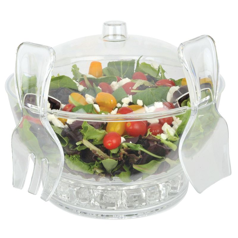 EuroHome FridgeMate 6-Piece Acrylic Chilled Serving Bowl Set, 1 of 7