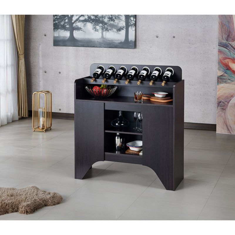 Belfi Wine Cabinet Espresso - HOMES: Inside + Out, 5 of 8