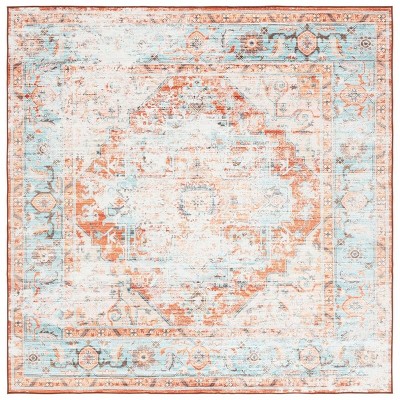 turquoise/rust