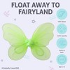 Butterfly Craze Girls' Fairy, Angel, or Butterfly Wings Costumes & Dress Up Collection: Set of 6, Magical Delights - Green - 4 of 4