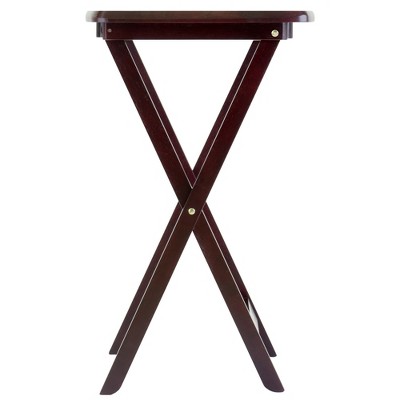 Dylan Espresso Wood 5-Piece Snack Table Set