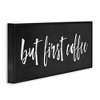Stupell Industries But First Coffee Calligraphy Script Kitchen Phrase Framed Giclee Art - 2 of 4