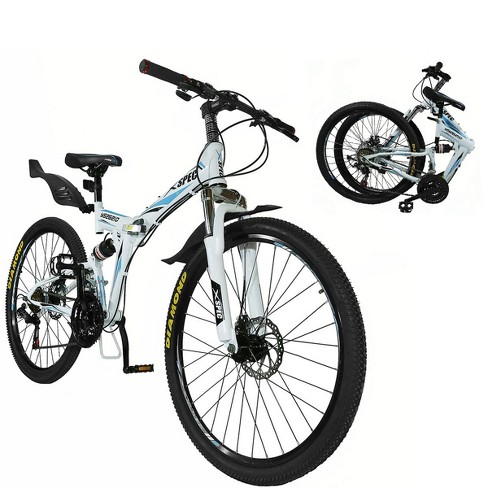 Xspec 7 speed folding compact store mountain bike